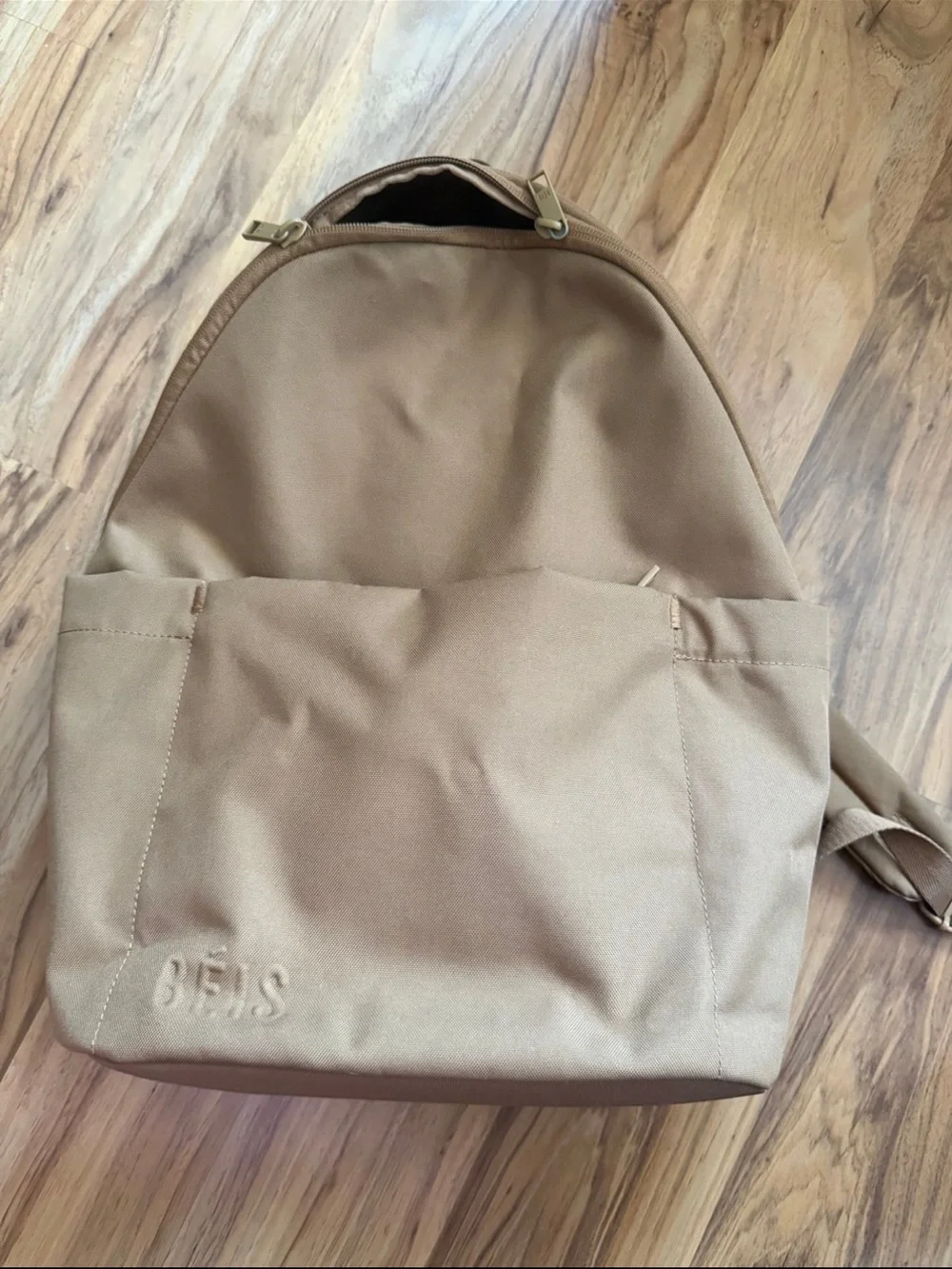 BEIS Backpack in Tan - Simple Everyday Pack
